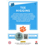 Tee Higgins Autographed/Signed Donruss Rated Rookie 6 Trading Card Beckett 48901