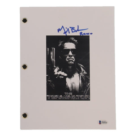 Michael Biehn (Kyle Reese) Signed "Terminator" Movie Script (Beckett) 1984 Movie