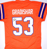 Randy Gradishar Autographed Pro Style Orange Jersey - JSA W *Black