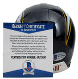 Antonio Gates HOF Signed/Auto Chargers Navy Mini Football Helmet Beckett 213360