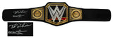Ted DiBiase Signed WWE World Championship Replica Wrestling Belt w/HOF -(SS COA)