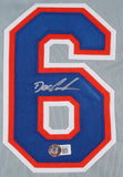 Doc Gooden Authentic Signed Grey Pro Style Jersey Autographed BAS Witnessed