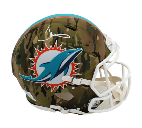 Tyreek Hill Signed Miami Dolphins Speed Authentic Camo NFL Helmet