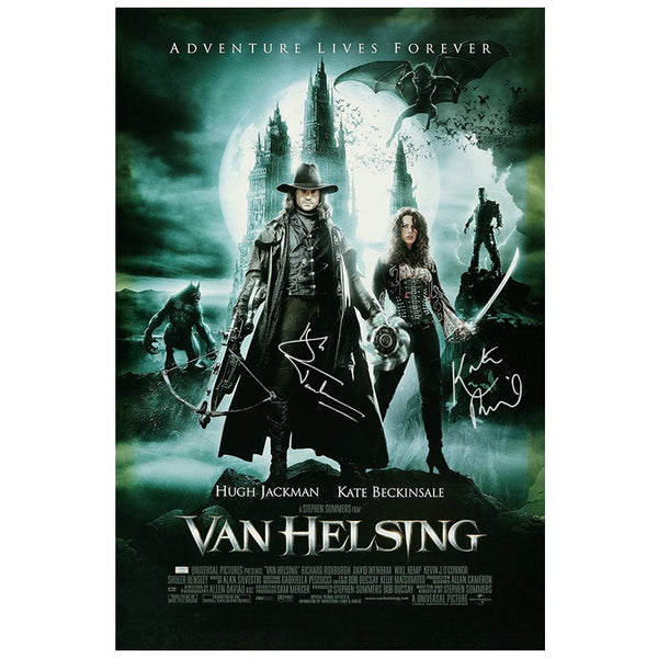 Hugh Jackman, Kate Beckinsale Autographed 2004 Van Helsing Original 27x40 Poster