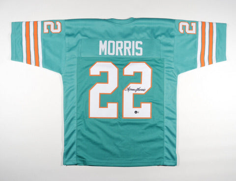 Mercury Morris Signed Miami Dolphin Jersey (Beckett) 1972 17-0 Perfect Season RB