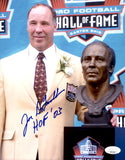Joe DeLamielleure HOF Buffalo Bills Signed/Inscribed 8x10 Photo JSA 161094