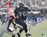 Steve Hutchinson Autographed 8x10 Photo Seattle Seahawks Beckett BAS QR #BS36871
