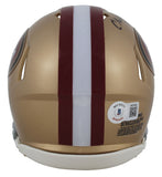 49ers Charvarius Ward Authentic Signed Speed Mini Helmet w/ Case BAS Witnessed