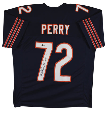 William Perry Authentic Signed Navy Pro Style Jersey Autographed BAS Witnessed