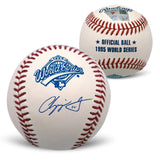 Chipper Jones Autographed Atlanta Braves 1995 World Series Baseball Fanatics