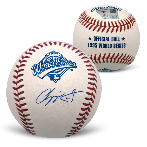 Chipper Jones Autographed Atlanta Braves 1995 World Series Baseball Fanatics