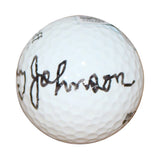 John Henry Johnson Autographed/Signed Staff 4 Golf Ball Beckett 35662