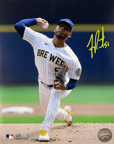 Brewers All Star Pitcher FREDDY PERALTA Signed 8x10 Photo #6 AUTO