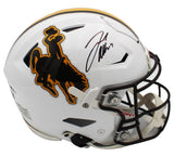 Josh Allen Signed Wyoming Cowboys Speed Flex Authentic NCAA Helmet