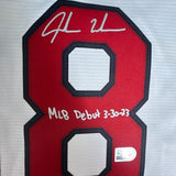 Jordan Walker Signed Cardinals Nike Authentic Jersey "MLB Debut "(Fanatics)