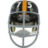White Greene Holmes Greenwood Signed Pittsburgh Steelers RK Helmet Beckett 49399