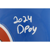 Patrick Surtain Autographed Denver Broncos Pro TB Helmet 24 DPOY Beckett 50771