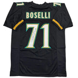 Autographed/Signed Tony Boselli HOF 22 Jacksonville Black Jersey Beckett BAS COA