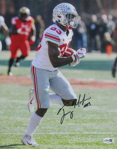 Terry McLaurin Ohio State/OSU Autographed/Signed 11x14 Photo JSA 200805