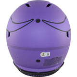 Justin Jefferson Autographed Minnesota Vikings Pro Rave Helmet Beckett 50137