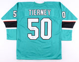 Chris Tierney Signed Sharks Jersey (Beckett) 55th Overall Pick 2012 NHL Draft