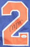 "Deuce" McBride Signed New York Knicks Blue Jersey (JSA) 2021 NBA Draft Pick