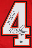 Mike Alstott Signed Tampa Bay Buccaneers Jersey Inscribed "A-Train" (Beckett)