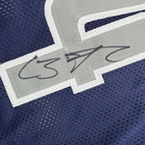 Autographed/Signed Caron Butler Dallas Blue Basketball Jersey Beckett COA