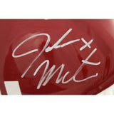 John Mateer Autographed Oklahoma Sooners Pro Helmet Beckett WIT 58313