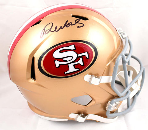 Deebo Samuel Autographed San Francisco 49ers F/S Speed Helmet- Fanatics *Black