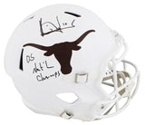 Texas Vince Young "05 Nat'l Champs" Signed F/S Speed Rep Helmet W/ Case BAS W 2