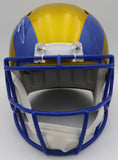 Aaron Donald Autographed Flash Yellow Full Size Helmet Rams Beckett QR #1W393436