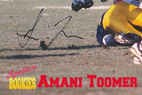 Amani Toomer Autographed Signature Rookies 8x10 Photo University of Michigan