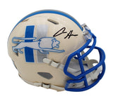 Aidan Hutchinson Signed Detroit Lions Speed Retro NFL Mini Helmet