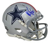 Jake Ferguson Signed Dallas Cowboys Throwback Mini Speed Helmet BAS ITP