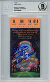 Emmitt Smith Signed Super Bowl XXVIII Ticket Stub MVP Beckett Slab 38628