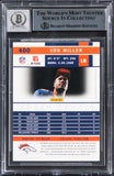 Broncos Von Miller Signed 2011 Score FSU #400 Rookie Card Auto 10! BAS Slabbed