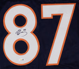 Ed McCaffrey Signed Denver Broncos Jersey (JSA) 3xSuper Bowl Champion / W.R.