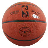 76ers Julius "Dr. J." Erving Signed Wilson Basketball W/ Case BAS Witnessed