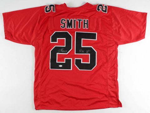 Ito Smith Signed Atlanta Falcons Jersey (Beckett COA) 2018 4th Round Pick / R.B.