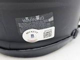 SKYY MOORE AUTOGRAPHED CHIEFS ECLIPSE BLACK MINI HELMET BECKETT 220531