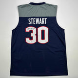 Autographed/Signed Breanna Stewart UConn Connecticut Blue College Jersey JSA COA