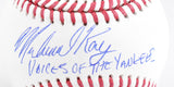 Michael Kay John Sterling Suzyn Waldman Signed Rawlings OML Baseball Beckett W