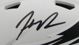 HAASON REDDICK Autographed/Signed Lunar Mini Helmet Eagles JSA 176715