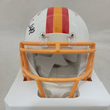 BAKER MAYFIELD SIGNED TAMPA BAY BUCCANEERS THROWBACK SPEED MINI HELMET BECKETT