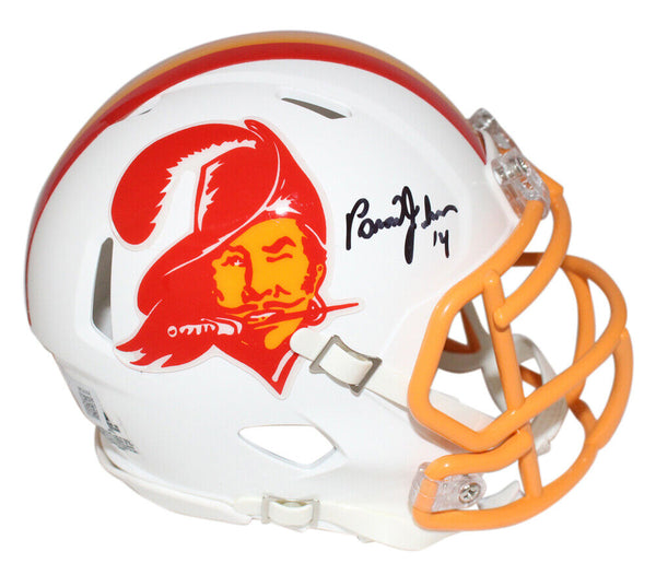 Brad Johnson Signed Tampa Bay Buccaneers TB Mini Helmet Beckett 40412