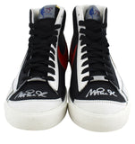 Lakers Magic Johnson Signed Nike NBA 75 Blazer Mid '77 EMB Shoes w/ Box BAS Wit