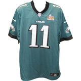 AJ Brown Autographed Philadelphia Eagles Super Bowl LIX XL Jersey Beckett 49788