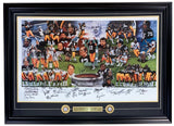 Pittsburgh Steelers Legends (52) Signature 20x39 Dynasty Lithograph PSA LOA