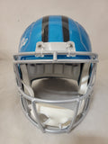 CHUBA HUBBARD SIGNED CAROLINA PANTHERS F/S FLASH SPEED REP HELMET BECKETT QR